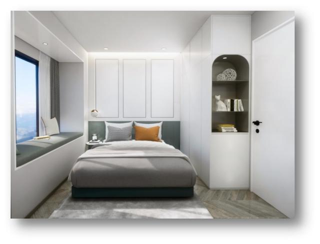 50㎡卧室效果图