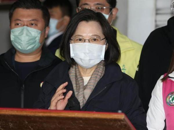 蔡英文在社交账号发文谈县市合并议题。（资料照/姚志平摄）