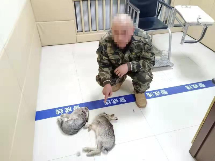 犯罪嫌疑人确认狩猎证据