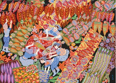 盛世渔歌（新年画）　赵庆玲