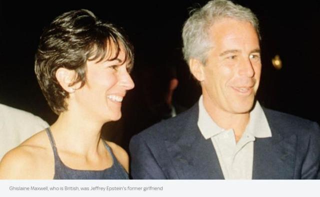 马克斯韦尔与爱泼斯坦 图源：外媒