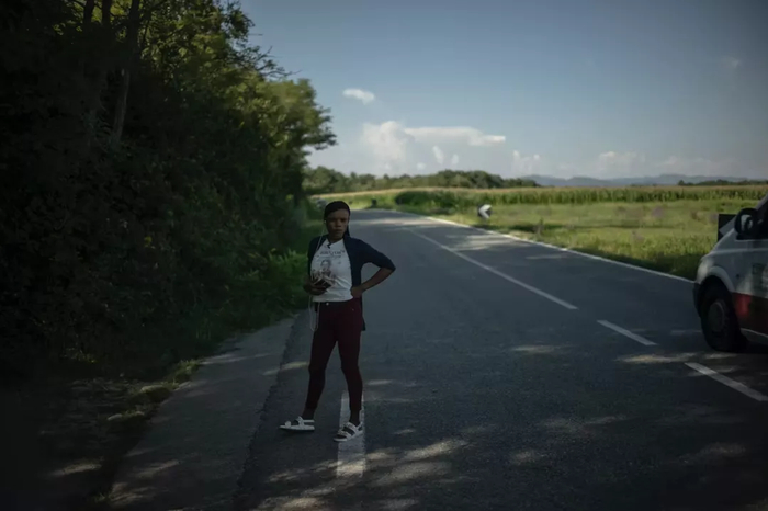 ▲街边的尼日利亚女性 来源：《瑞典新闻》