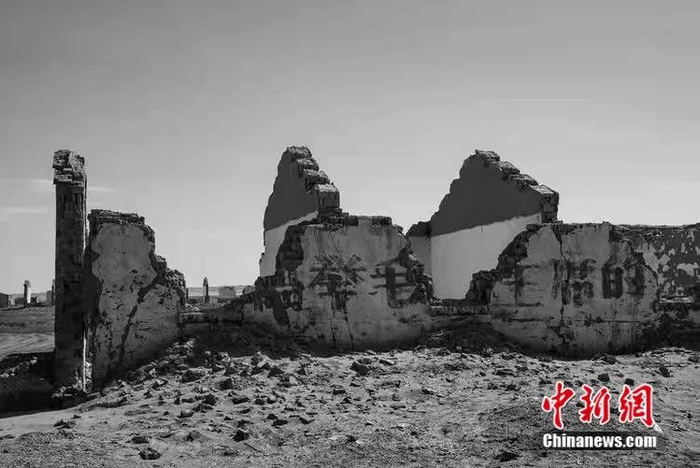 图为冷湖石油小镇遗址。冷湖火星小镇供图