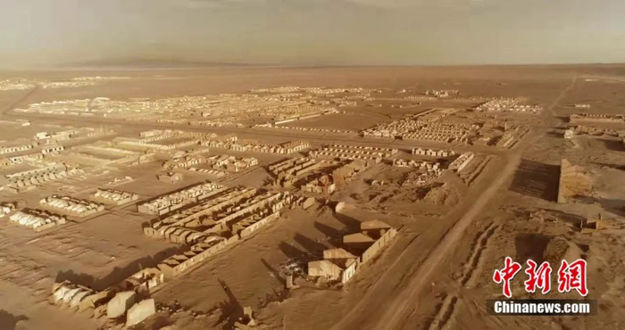 图为冷湖石油小镇遗址。冷湖火星小镇供图