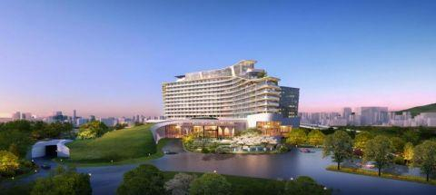 肇庆喜来登酒店外观效果图