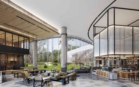 肇庆喜来登酒店大堂吧效果图