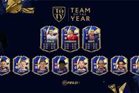 姆巴佩入选《FIFA 21》年度阵容引发争议