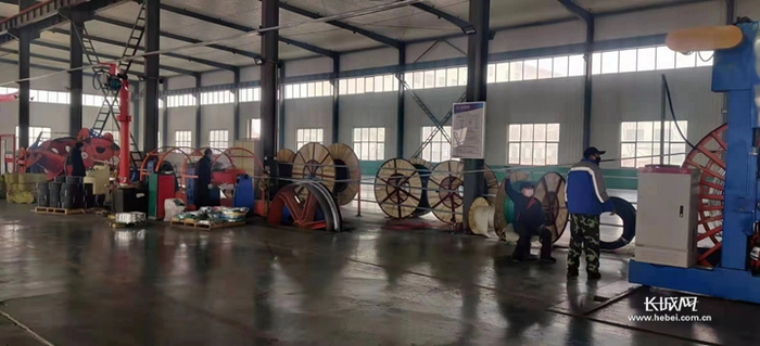 河北宁晋电线电缆生产有序复工复产。通讯员 供图