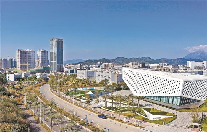 深汕特别合作区加速打造为深圳都市圈副中心。图为起步区鹅埠片区。