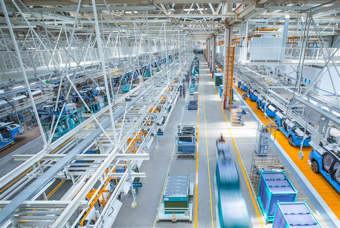 江淮蔚来合肥先进制造基地。 合肥市委宣传部 供图