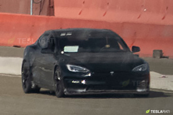 疑似新款特斯拉Model S外观