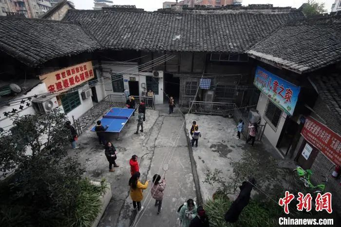 位于富顺县后街28号的宋婆婆爱心辅导班。　王磊 摄