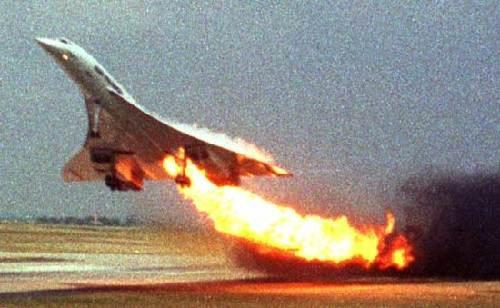 △飞机起火时画面