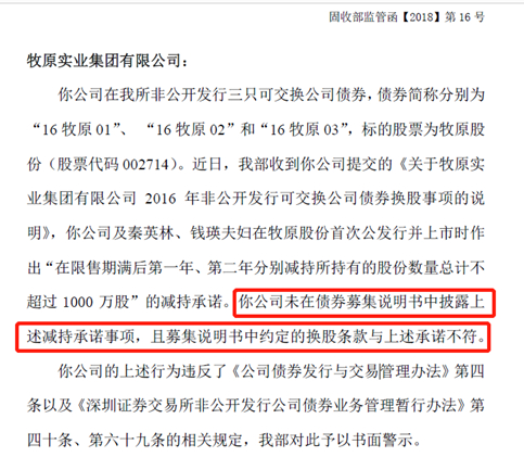  来源：监管函