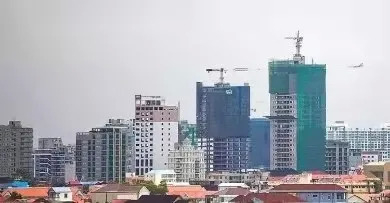 ▲金边到处是施工工地