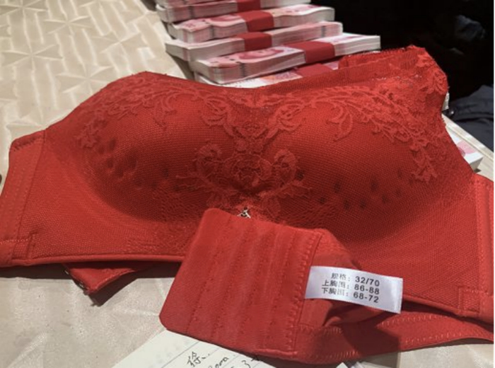  新郎阳某给新娘小罗提供的礼金和内衣