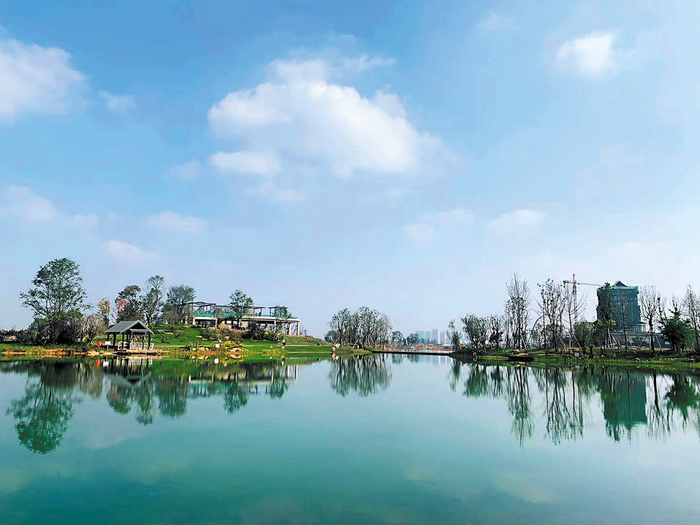 东安湖生态公园综合示范区 图片由受访单位提供