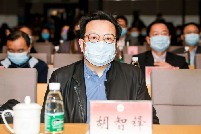 ▲ 北京电影学院党委副书记、副校长胡智锋