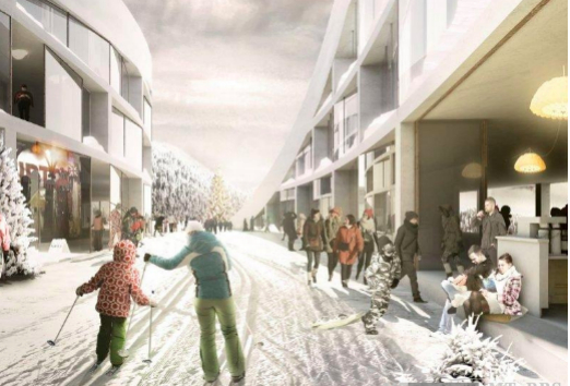 考塔拉基滑雪村效果图