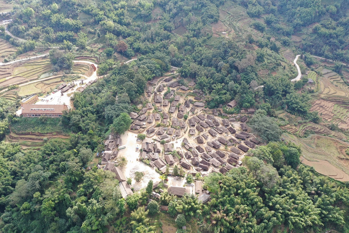 △2018年12月的翁丁古寨