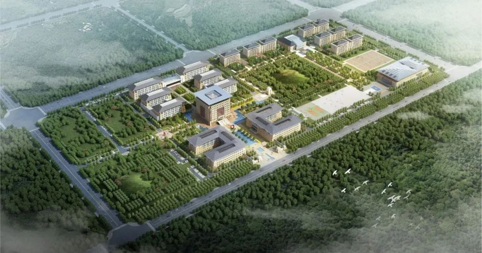 ▲2020年，陕西省西咸新区秦汉新城的西藏民族大学秦汉校区正式启用