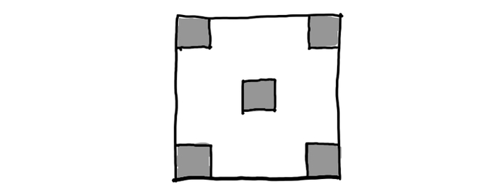 柱子优化后的平面布置图