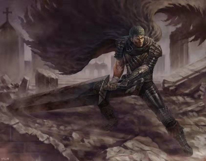 图：以欧洲中世纪为背景的日本漫画作品《剑风传奇》