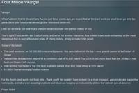 《Valheim: 英灵神殿》销量破400万 总游戏时长超1万年