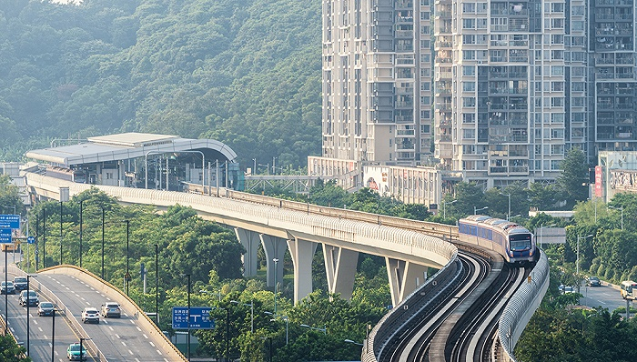 广州地铁。图片来源：视觉中国