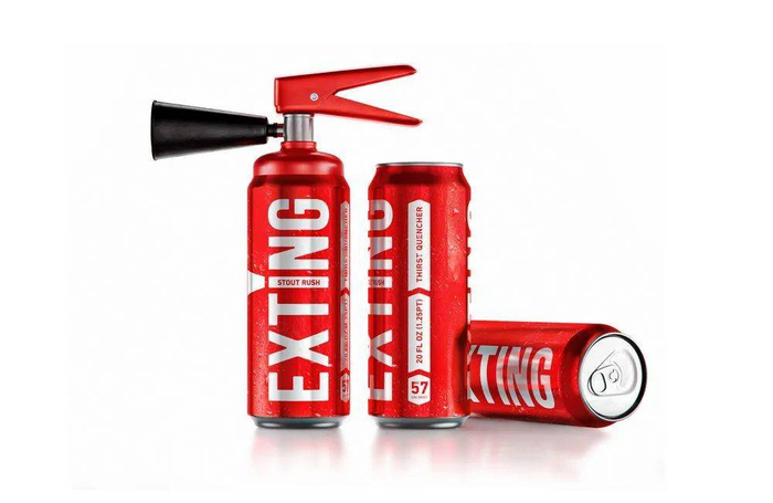 EXTING能量饮料，图片来源：createid