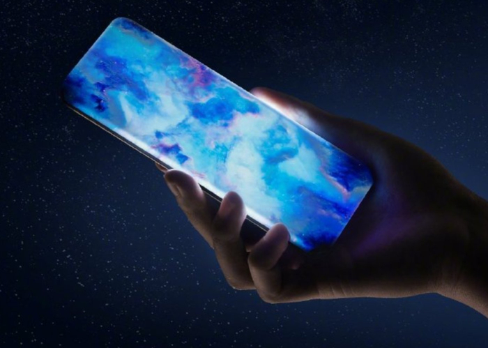 小米四曲瀑布屏手机，图源小米官微