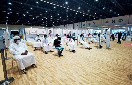 中国生物新冠疫苗阿联酋Ⅲ期临床试验现场