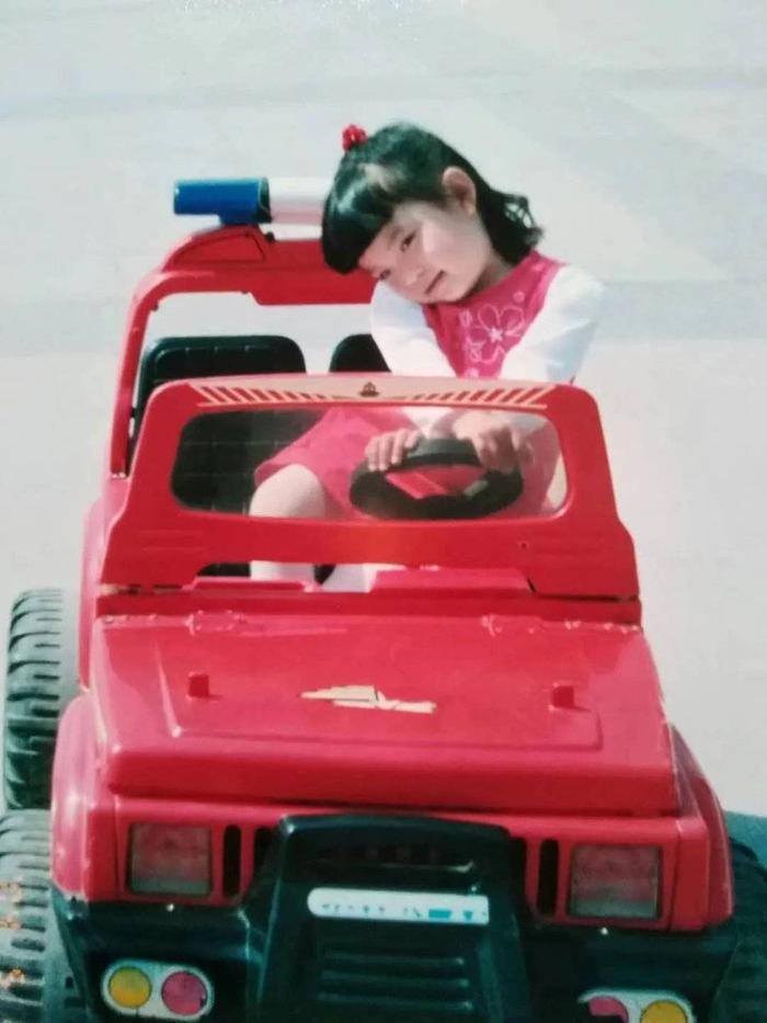 △甜甜在世界公园拍照留念