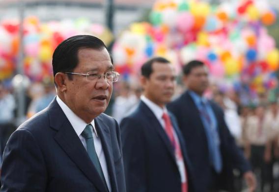 柬埔寨首相洪森（路透社）