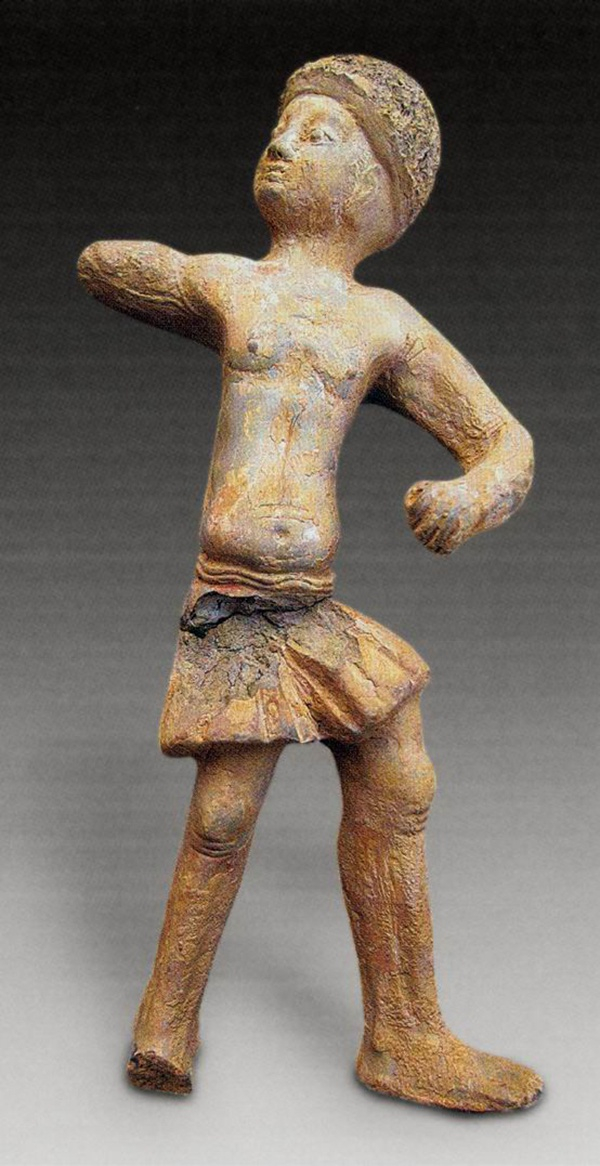 〔图三十五〕唐代胡俑太原市晋源果树场采集