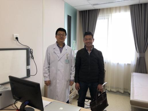 术后的陈林。受访者供图。