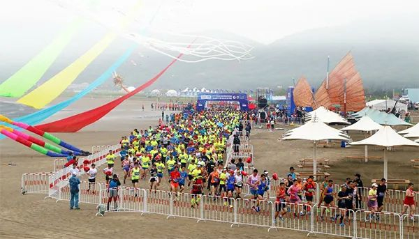 （图片来源▲2021岱山海岬半程马拉松）