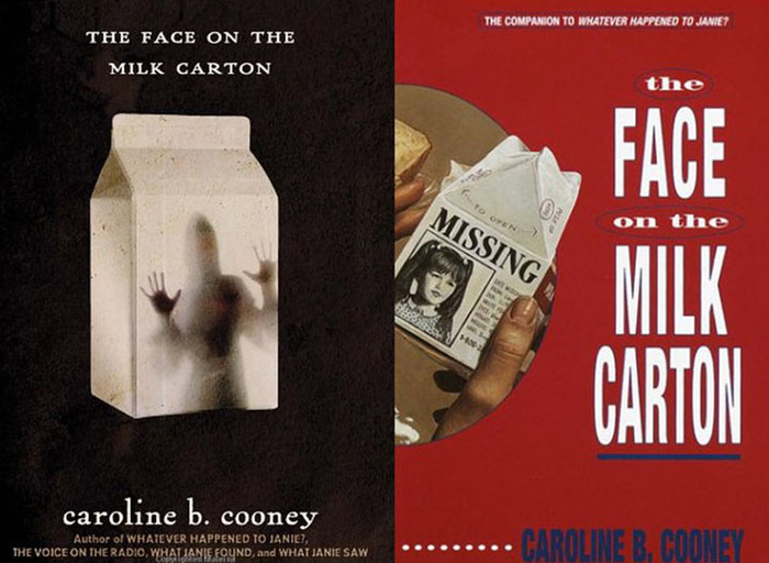 ▲ Caroline B。 Cooney 著作《牛奶盒上的面孔》（The Face on the Milk Carton）。 图片来自：99percentinvisible