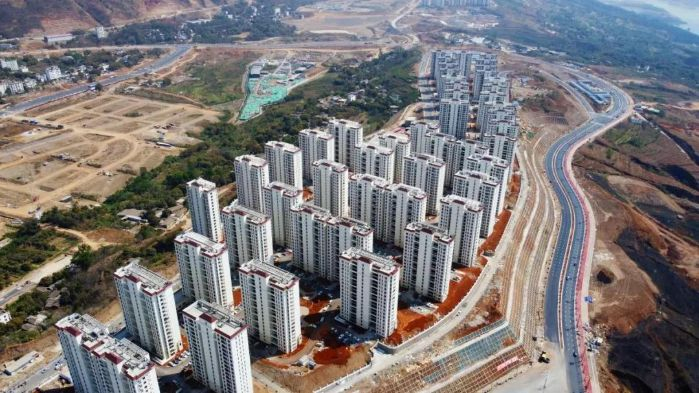 　巧家县天生梁子移民集中安置点  本文摄影：卢忠灿