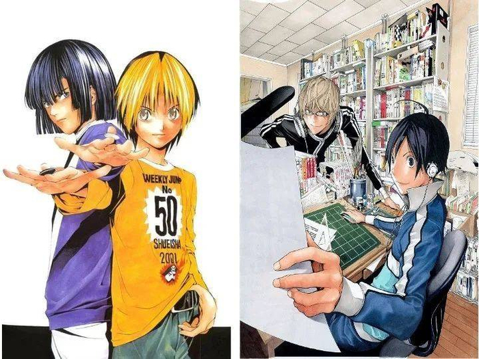 巧了，这两部作品的画者都是小畑健