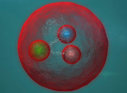 我们以为的质子，在三个“夸克”之外，其实还有一片夸克“海”。｜CERN