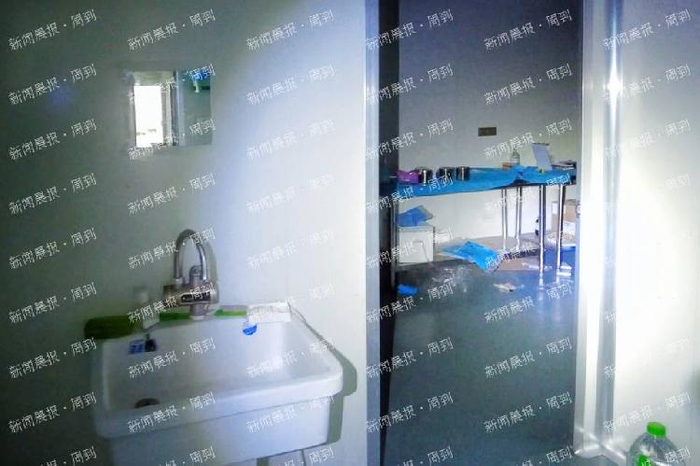 ▲“地下医院”内部