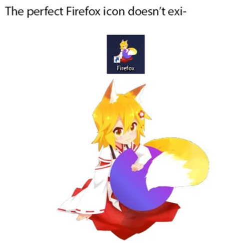 “完美的火狐图标并不存”