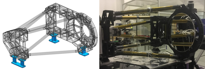 高分辨率相机桁架结构