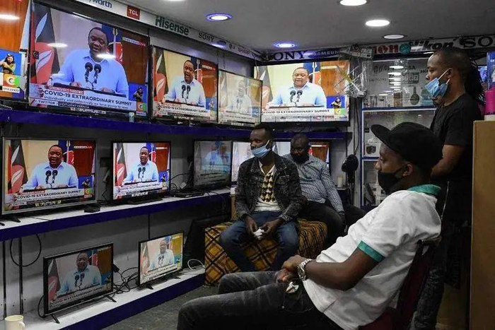 肯尼亚首都内罗毕的一家商店。图片：AFP