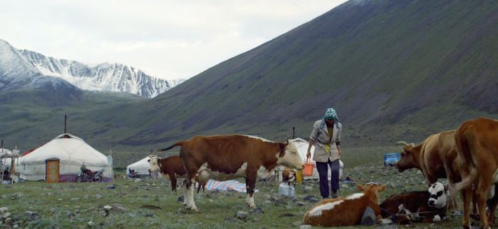 阿尔泰山之间的游牧民族