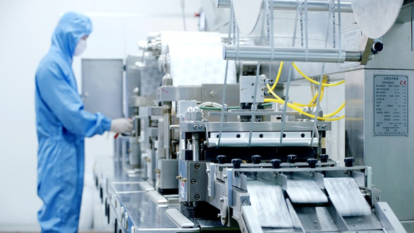 昆中药生产线。