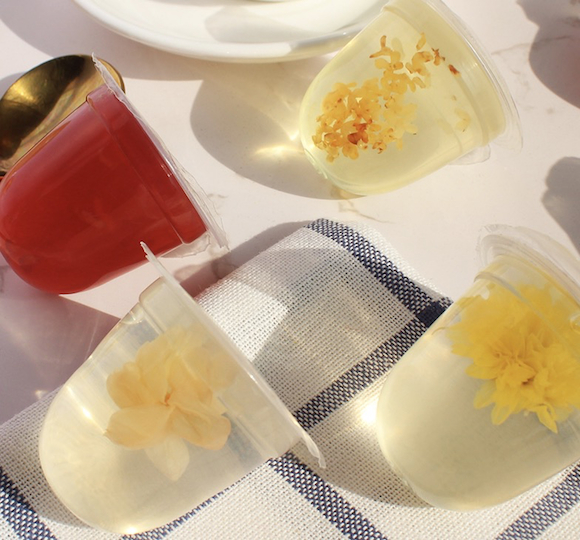 鲜花果冻（图片来源：七彩云花旗舰店）