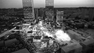  图为四川师大TOD综合开发项目意境图 