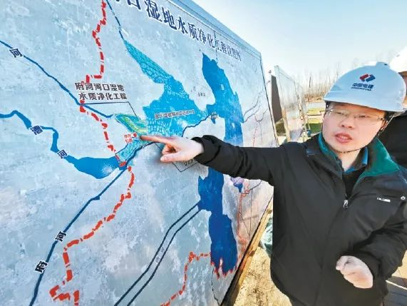 府河是流入白洋淀的重要水源之一，这处湿地的建成可以很大程度提高白洋淀的水质。甘南摄
